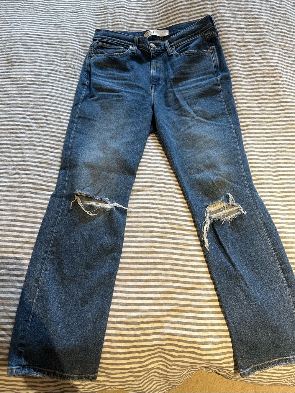AYR “The Yes Yes Yes” Medium Blue Classic Denim Jeans